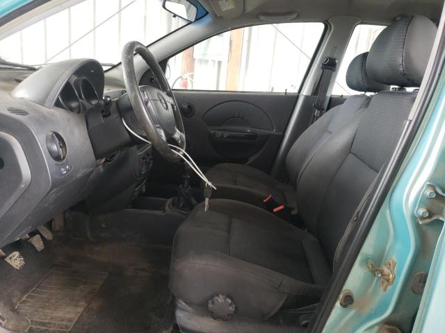 KL1TD666X6B585027 - 2006 CHEVROLET AVEO BASE TURQUOISE photo 7