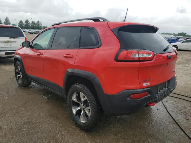 1C4PJMBB4HW594344 - 2017 JEEP CHEROKEE TRAILHAWK RED photo 2