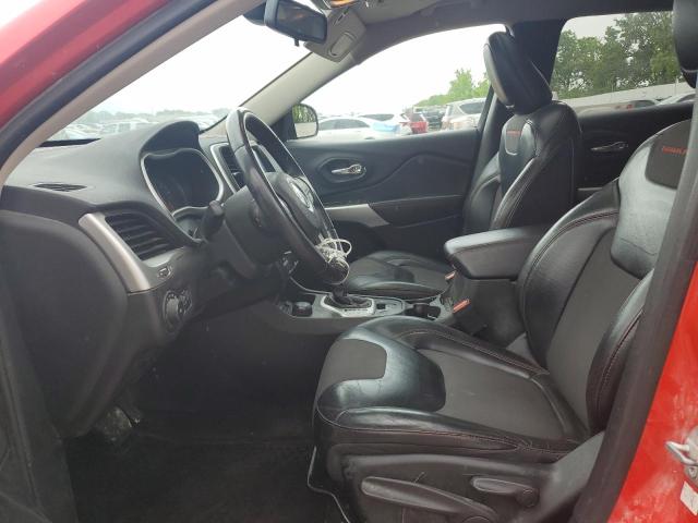 1C4PJMBB4HW594344 - 2017 JEEP CHEROKEE TRAILHAWK RED photo 7