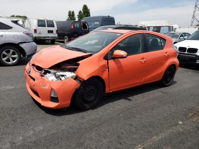 JTDKDTB35D1058319 - 2013 TOYOTA PRIUS C ORANGE photo 1