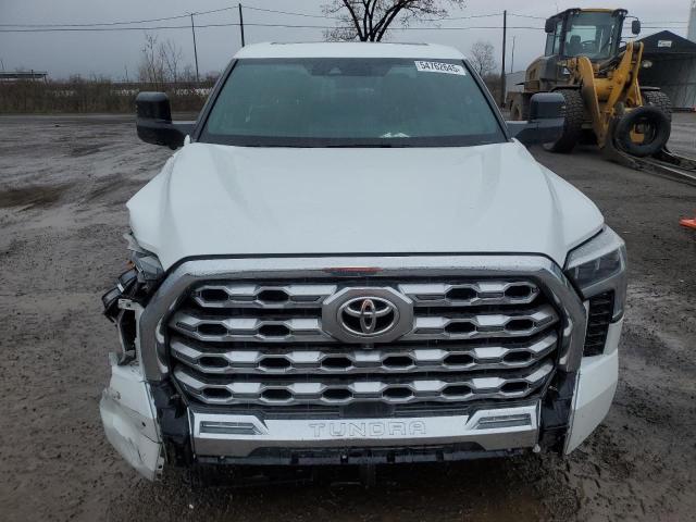 5TFMA5EC3NX009787 - 2022 TOYOTA TUNDRA CREWMAX PLATINUM WHITE photo 5
