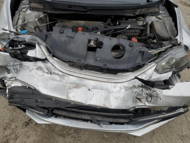 19XFB2F58DE272991 - 2013 HONDA CIVIC LX SILVER photo 11