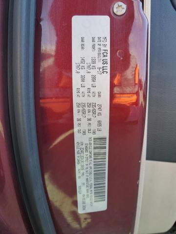 2C4RC1BGXJR118028 - 2018 CHRYSLER PACIFICA TOURING L Բորդո լուսանկար 14