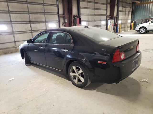 1G1ZC5E01CF201095 - 2012 CHEVROLET MALIBU 1LT BLACK photo 2