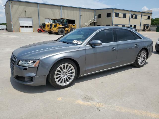 WAU3GAFD1FN020260 - 2015 AUDI A8 L QUATTRO GRAY photo 1