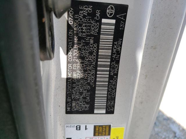 JTKDE3B77A0306606 - 2010 TOYOTA SCION TC Күміс фото 12