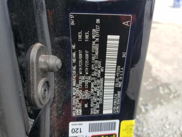 5TDYZ3DC2HS848985 - 2017 TOYOTA SIENNA XLE BLACK photo 14