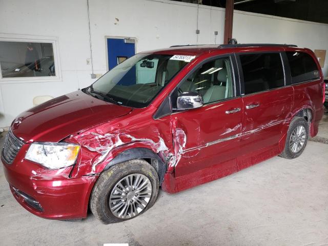 2C4RC1CGXDR643044 - 2013 CHRYSLER TOWN & COU TOURING L RED photo 1