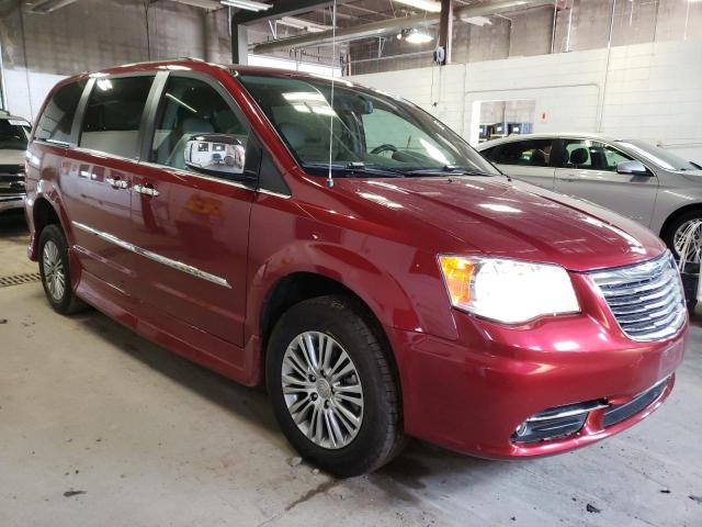 2C4RC1CGXDR643044 - 2013 CHRYSLER TOWN & COU TOURING L RED photo 4