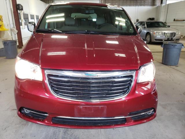 2C4RC1CGXDR643044 - 2013 CHRYSLER TOWN & COU TOURING L RED photo 5