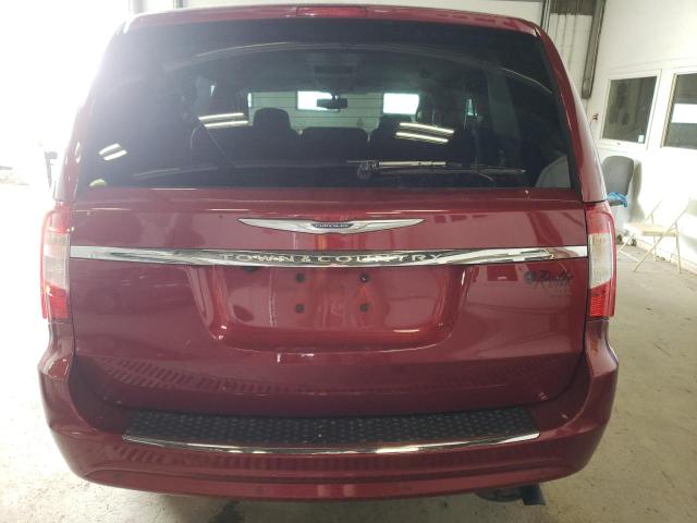 2C4RC1CGXDR643044 - 2013 CHRYSLER TOWN & COU TOURING L RED photo 6