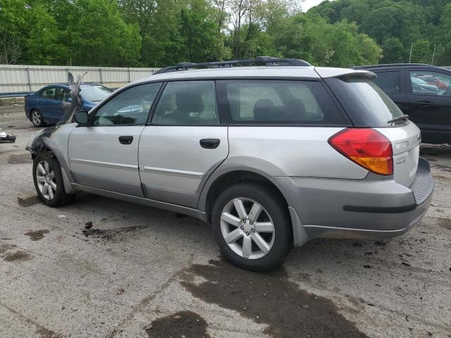 4S4BP61C067340809 - 2006 SUBARU LEGACY OUTBACK 2.5I SILVER photo 2