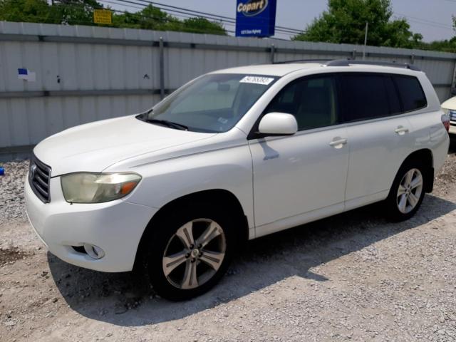 JTEES43A382018810 - 2008 TOYOTA HIGHLANDER SPORT WHITE photo 1