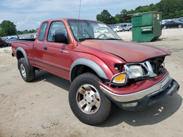 5TESM92N11Z719172 - 2001 TOYOTA TACOMA XTRACAB PRERUNNER მუქწითელი ფოტო 4