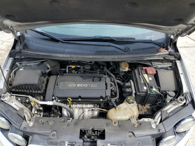 1G1JA5SH9C4109757 - 2012 CHEVROLET SONIC LS SILVER photo 11