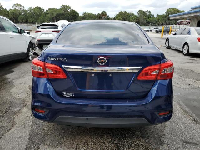 3N1AB7AP6KY274785 - 2019 NISSAN SENTRA S BLUE photo 6