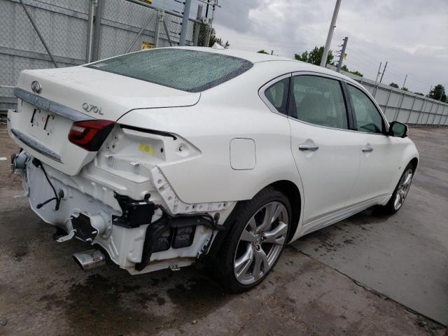 JN1BY1PR2GM720532 - 2016 INFINITI Q70L 3.7 WHITE photo 3