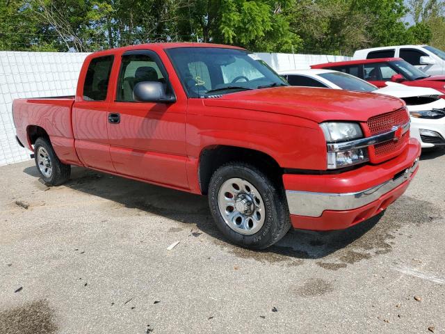 1GCEC19X37Z111232 - 2007 CHEVROLET SILVERADO C1500 CLASSIC RED photo 4