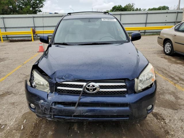 JTMBD31V276031881 - 2007 TOYOTA RAV4 LIMITED BLUE photo 5