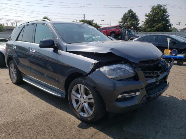 4JGDA5HB8EA330614 - 2014 MERCEDES-BENZ ML 350 4MATIC GRAY photo 4