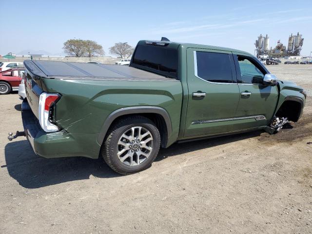 5TFMA5ABXNX003417 - 2022 TOYOTA TUNDRA CREWMAX PLATINUM GREEN photo 3