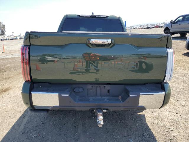 5TFMA5ABXNX003417 - 2022 TOYOTA TUNDRA CREWMAX PLATINUM GREEN photo 6