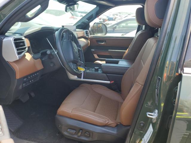 5TFMA5ABXNX003417 - 2022 TOYOTA TUNDRA CREWMAX PLATINUM მწვანე ფოტო 7