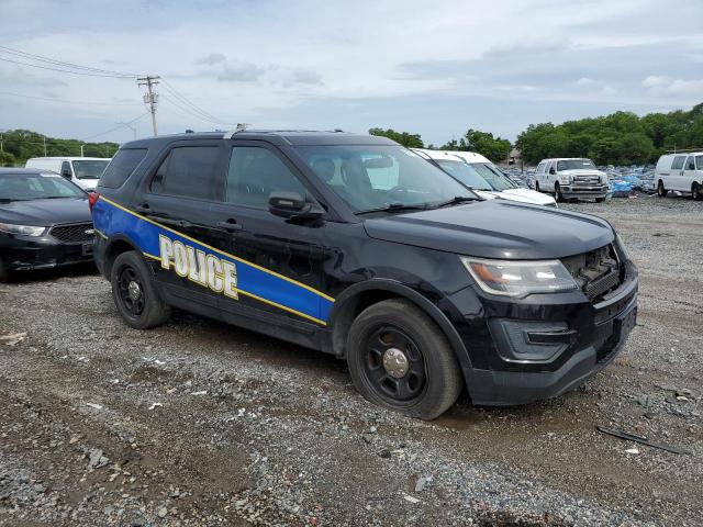 1FM5K8AT3HGA77242 - 2017 FORD EXPLORER POLICE INTERCEPTOR Siyah fotoğraf 4
