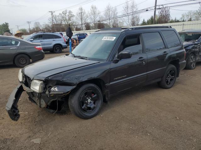 JF1SF65611G708960 - 2001 SUBARU FORESTER S BLACK photo 1