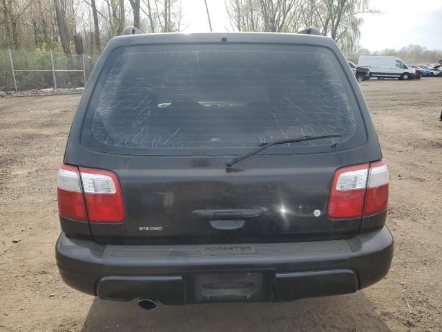 JF1SF65611G708960 - 2001 SUBARU FORESTER S BLACK photo 6