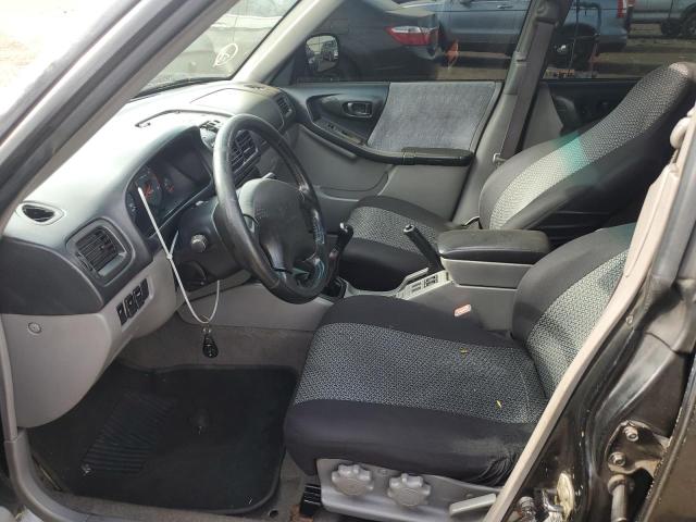 JF1SF65611G708960 - 2001 SUBARU FORESTER S BLACK photo 7
