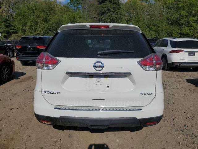 KNMAT2MV5GP629039 - 2016 NISSAN ROGUE S WHITE photo 6