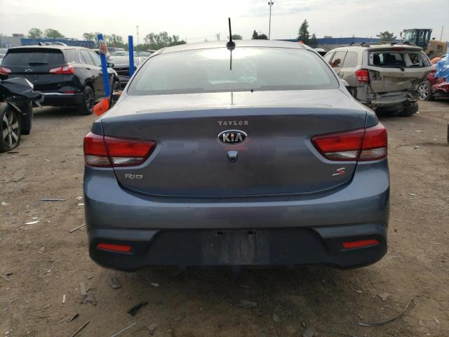 3KPA24AB6KE246566 - 2019 KIA RIO S GRAY photo 6