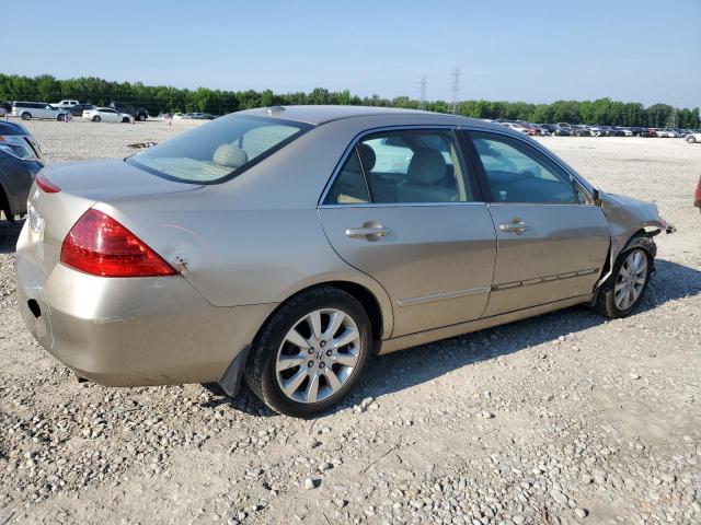 1HGCM66517A089770 - 2007 HONDA ACCORD EX TAN photo 3