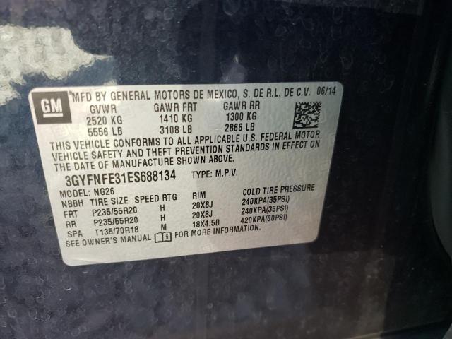 3GYFNFE31ES688134 - 2014 CADILLAC SRX PERFORMANCE COLLECTION Көк фото 12