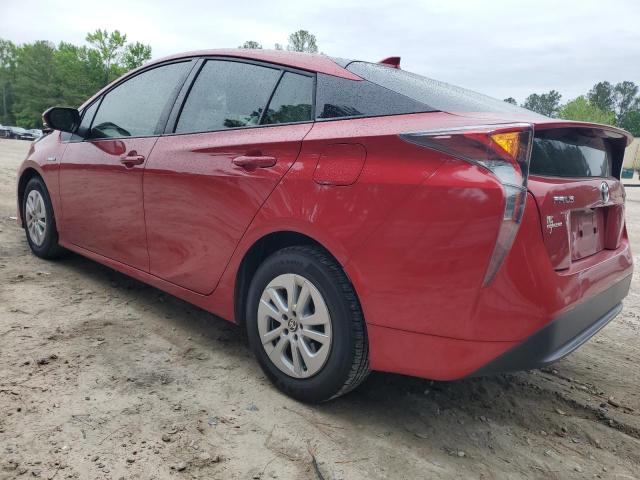 JTDKBRFU3J3604580 - 2018 TOYOTA PRIUS RED photo 2