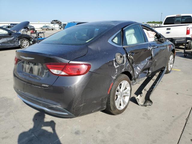 1C3CCCAB1GN161349 - 2016 CHRYSLER 200 LIMITED GRAY photo 4