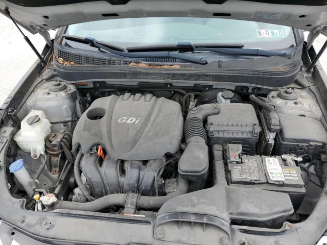 5NPEB4AC2EH900974 - 2014 HYUNDAI SONATA GLS SILVER photo 11