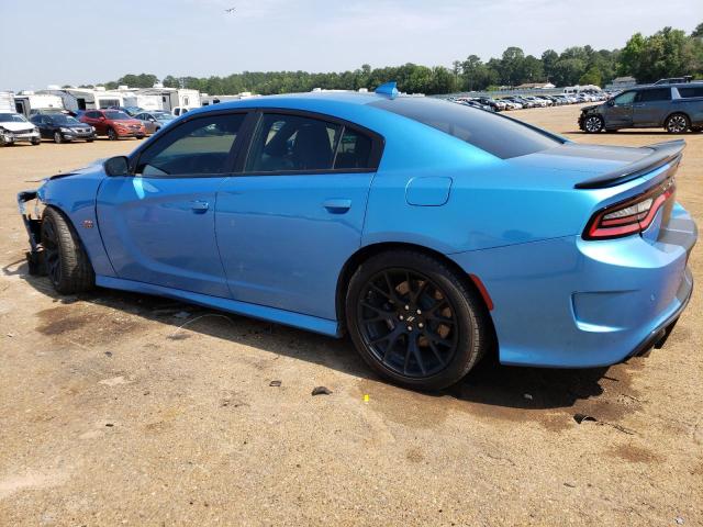 2C3CDXGJ0KH510585 - 2019 DODGE CHARGER SCAT PACK BLUE photo 2