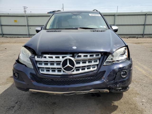 4JGBB8GB2AA574017 - 2010 MERCEDES-BENZ ML 350 4MATIC BLUE photo 5