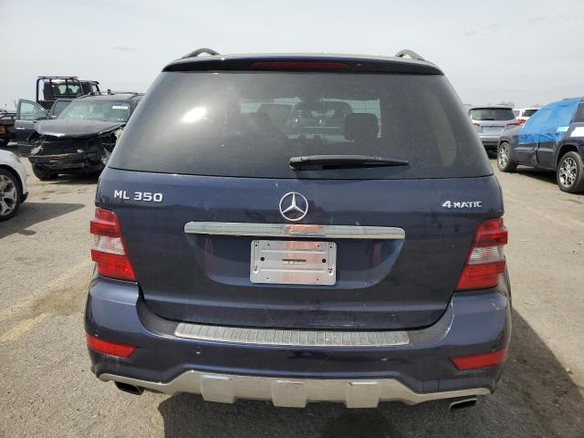4JGBB8GB2AA574017 - 2010 MERCEDES-BENZ ML 350 4MATIC BLUE photo 6