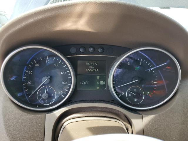 4JGBB8GB2AA574017 - 2010 MERCEDES-BENZ ML 350 4MATIC BLUE photo 9