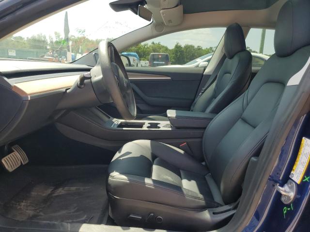 5YJ3E1EC6NF195604 - 2022 TESLA MODEL 3 BLUE photo 7