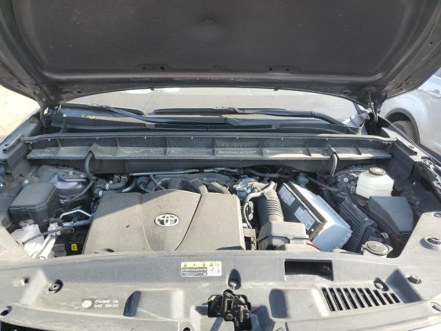 5TDGZRBH4NS166067 - 2022 TOYOTA HIGHLANDER XLE GRAY photo 12