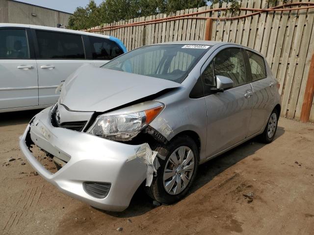 VNKKTUD36EA006941 - 2014 TOYOTA YARIS SILVER photo 1