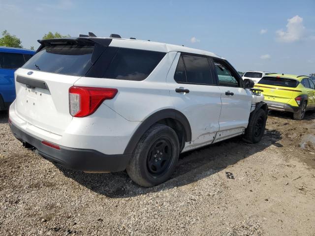 1FM5K8AW7MNA13592 - 2021 FORD EXPLORER POLICE INTERCEPTOR 白色 照片 3