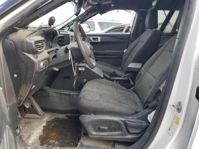 1FM5K8AW7MNA13592 - 2021 FORD EXPLORER POLICE INTERCEPTOR 白色 照片 7