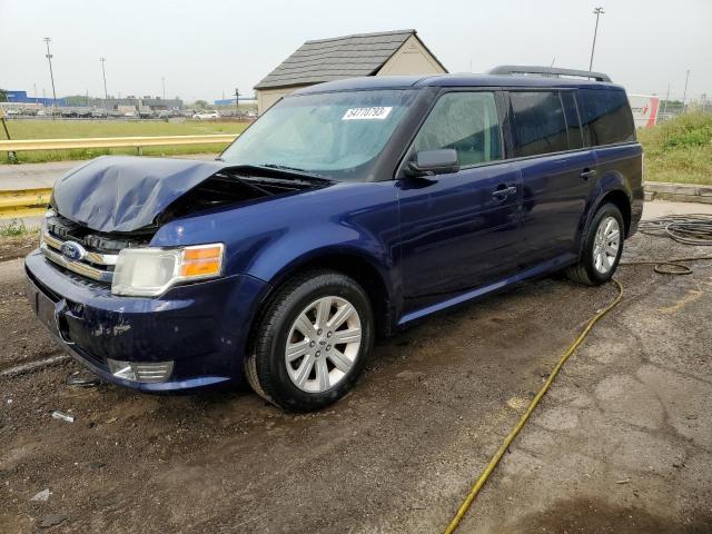 2FMGK5BC8BBD24923 - 2011 FORD FLEX SE BLUE photo 1