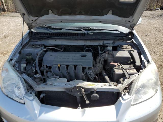 2T1KR32E38C686187 - 2008 TOYOTA COROLLA MA XR SILVER photo 11