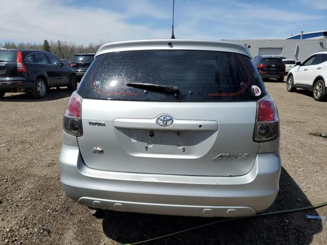 2T1KR32E38C686187 - 2008 TOYOTA COROLLA MA XR SILVER photo 6